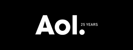 AOL 25years logo