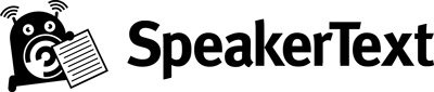 speakertext logo contrast